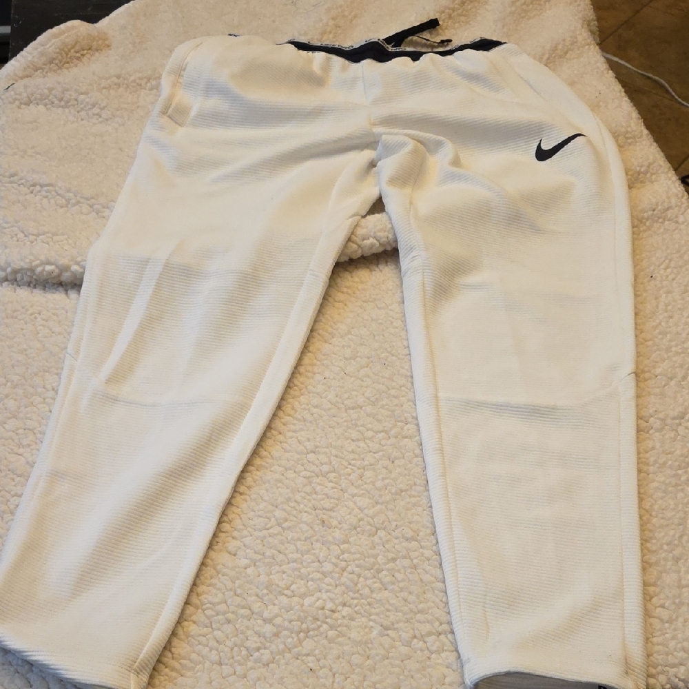 Nike Ki White and Black Joggers